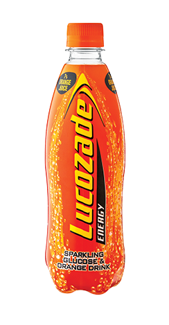 Lucozade Orange 500ml bottle